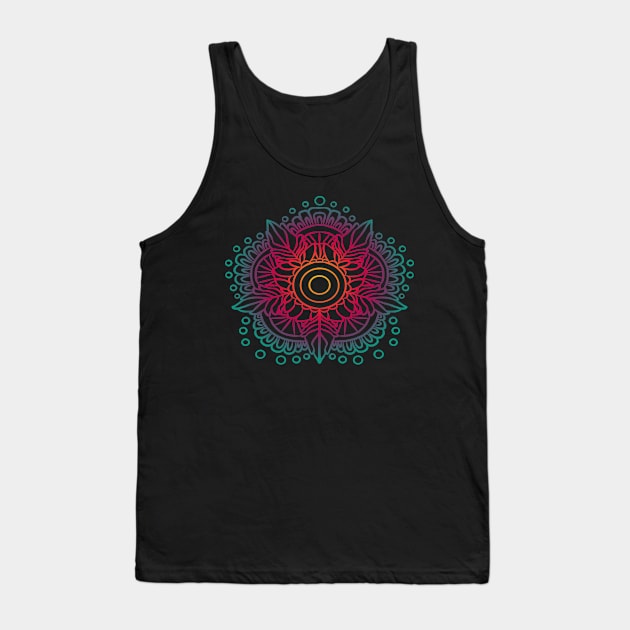 Mandala art drawing for gift Tank Top by KK-Royal